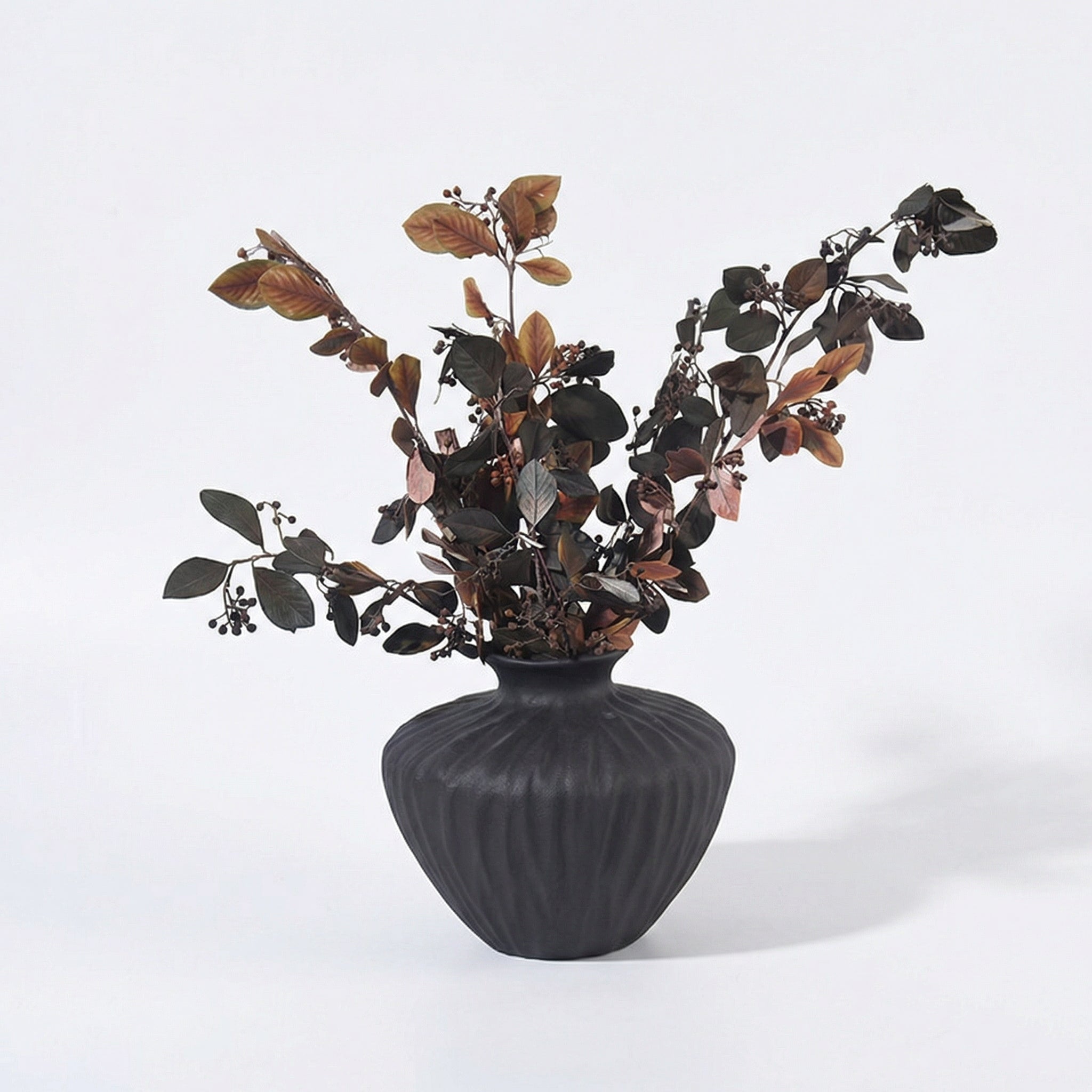 Modern Nordic Bow Knot Ceramic Vase Set – Decorative Flower Vase for Home Décor, Living Room, Dining Table & Office Decoration